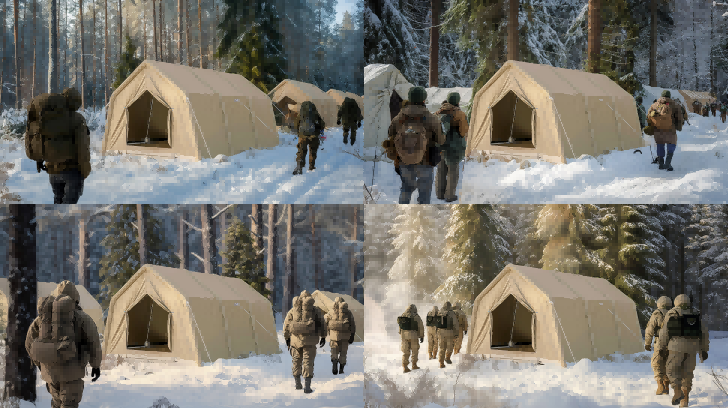 野外训练帐篷、极寒环境帐篷